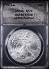 2017-W $1 Burnished American Silver Eagle ANACS SP 70