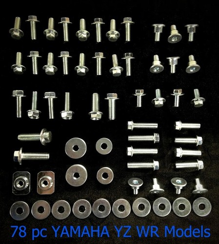 Specbolt Fasteners: Nickel Wurks Yamaha YZ YZF Bolt Kit YZ65 YZ80 YZ85 YZ125 YZ250 YZ250F YZ450F YZ400F YZ426F YZF250 YZF450