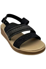 Bzees Women's Bravo Sandal Black