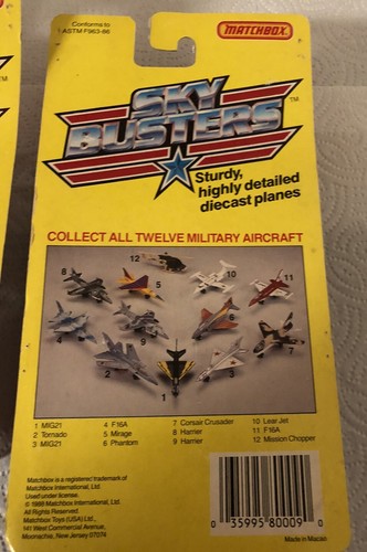 MATCHBOX-SKYBUSTERS-Mission Chopper-F16A --1988-- - Picture 13 of 14