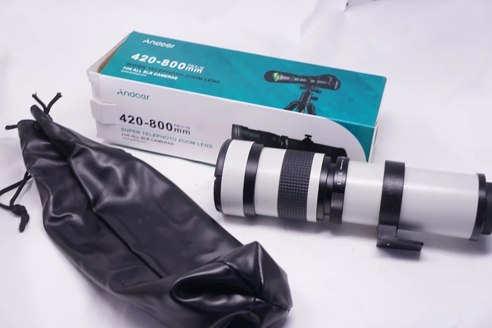 ANDOER Sony Nex E Mount DSLR DIGITAL Fit 420 800mm Zoomobjektiv inkl. A7 A9 A6000 A6300 etc