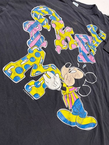 Vintage 80s Disney Mickey Mouse T Shirt Size XL Faded Distressed - READ - Picture 19 of 22