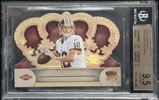 KIRK COUSINS 2012 CROWN ROYALE GOLD HOLOFOIL ROOKIE RC #’d /99 BGS 9.5 True Gem