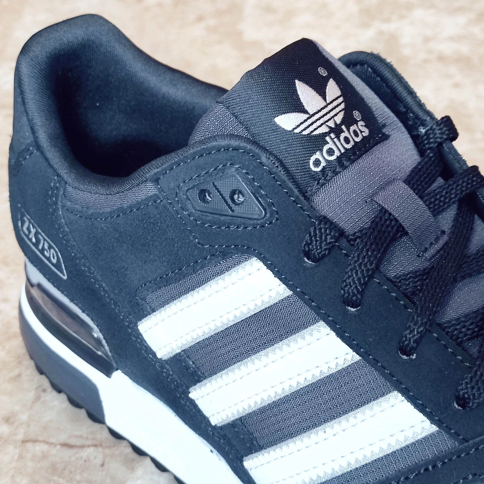 adidas ZX 750 Mens Shoes Trainers Uk Size 7 to 12  G40159  Originals  Navy White - Image 4 of 4