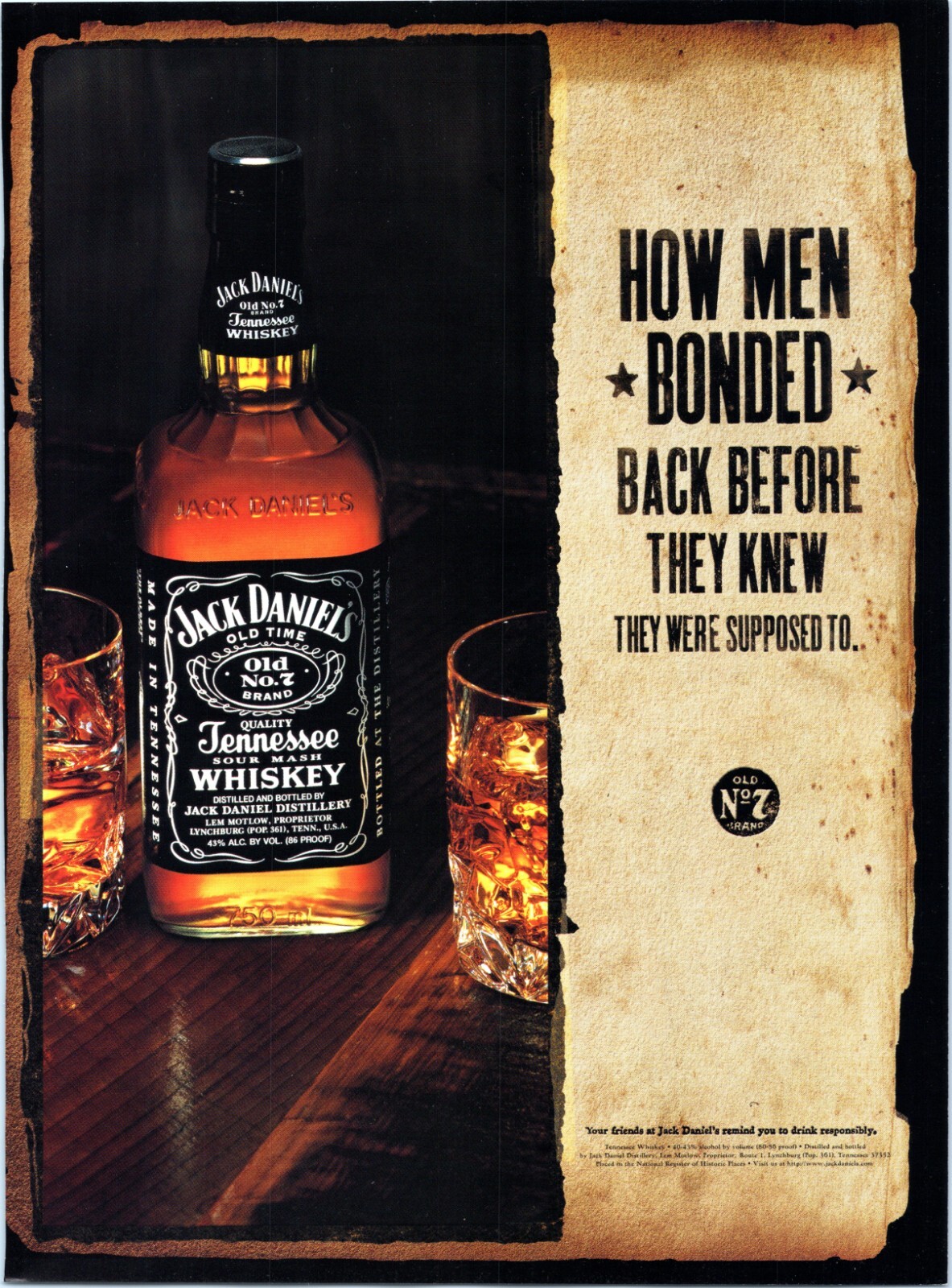 JACK DANIEL'S Whiskey Alcohol Liquor Ad ~1998 Magazine Print Advertisement