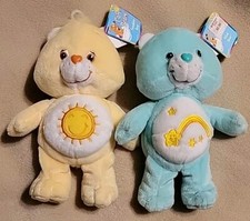 NEW Care Bears 8" Plush LOT 2002: Funshine Wish Bear Stuffed Animal Toy NWT