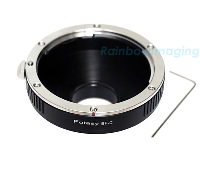 Canon EOS EF EFs lens to C Mount Film Movie Bolex Video Camera CCTV Adapter Ring
