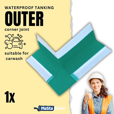 Wasserdichtes Tankband Eckfuge AUSSEN Feuchtraum Dusche Waschanlage Aqua Build V