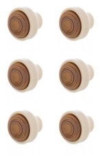 42-48 Chevy Passenger Car Fleetline Fleetmaster Ivory Window Crank 6 Knobs Stem