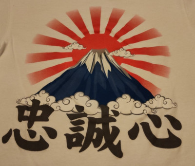 Return To Sender Mount Fuji Japan T Shirt Mens Medium White Short Sleeve
