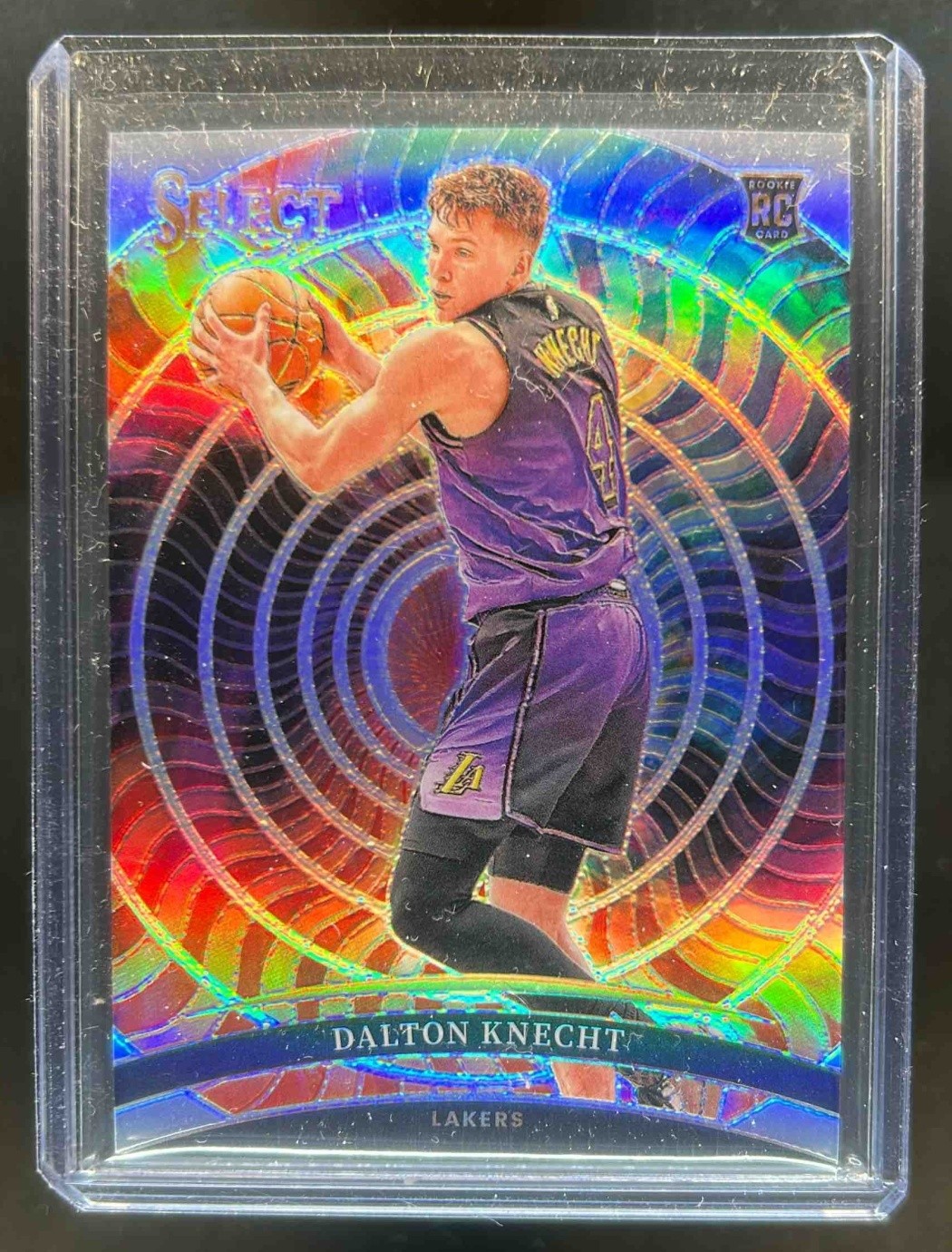 2024-25 Select Dalton Knecht Color Wheel RC SP Rookie #20 Lakers
