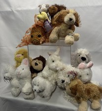 Webkinz Plush Lot 15 Total Seal Monkey Fish Dog No Codes Retired GANZ VTG 2005