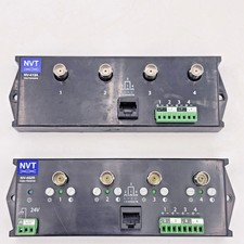 NVT Network Video Technologies NV-413A Transceiver NV-452R Receiver Pair Lot