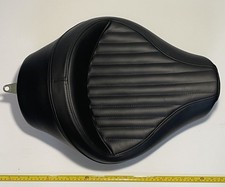 Mustang Black Leather Solo Seat for Sportster 1200 Custom 4.5 gallon  04-19