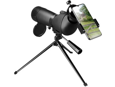 Auriol Spektiv Fernrohr Monokular 20-60x60 Zoom inkl. Handyhalterung NEU