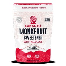 Keto Monkfruit Allulose Sweetener Erythritol Free Vegan Sugar Substitute