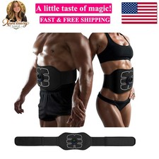 ABS Stimulator,Ab Machine,Abdominal Toning Belt Workout Portable Ab Stimulato...