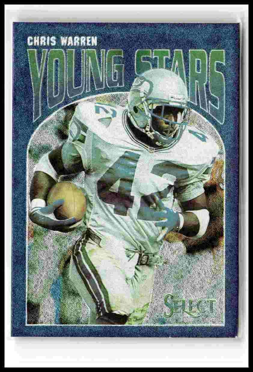 1993 Select Young Stars #37 Chris Warren