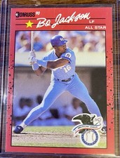 Bo Jackson 1990 Donruss All Star Card #650 Kansas City Royals MLB