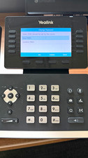 Yealink IP VoIP Desk Phone w/ Handset, Ethernet RJ-45 Wear Tear Marks