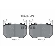 Satz Bremsbeläge Bremsklötze vorne für Mercedes CLE C236 A236 E Klasse 238582