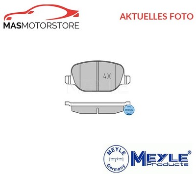 SATZ BREMSBELÄGE BREMSKLÖTZE MEYLE 025 237 6017 A FÜR LANCIA THESIS,DELTA III