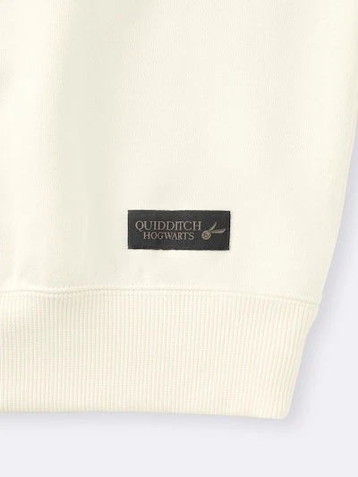 Suéter de sudor de peso pesado Harry Potter GU Hufflepuff BLANCO ROTO NIÑOS Foto 3 de 4