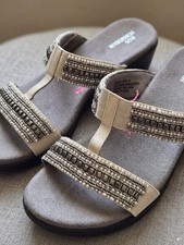 Sandalias Ros Hommerson Marcy 8WW Doble Extra Anchas Cuentas Peltre Comodidad 8WW NUEVAS SIN CAJA
