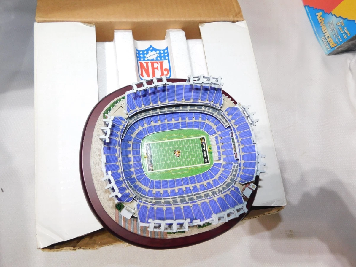 ダンブリーミント　ボルティモア•レイブンズ　PSIネットスタジアム　ミニチュア Danbury Mint NFL Replica PsiNet Stadium Baltimore Ravens Football