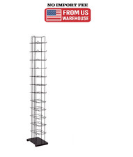 SSWBasics Black Floor Standing Ball Cap Rack and Hat Display Rack - Retail Hat