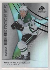 2019 Upper Deck SP Game Used Authentic Rookies Rainbow 196/296 Rhett Gardner 1tr