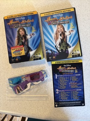 Hannah Montana & Miley Cyrus: Best of Both Worlds Concert DVD & 3D Glasses! $7