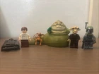 LEGO Star Wars used minifigure lot (Jabba, Han solo, Boba fett, Ree-Yees)