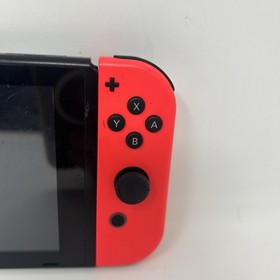 Nintendo Switch v1 Console/Dock/Charger w/Red & Blue Joy-cons As-is PLZ READ