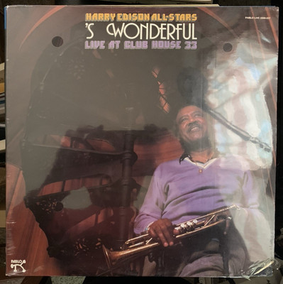 Harry Edison All-Stars-'S Wonderful-Pablo Live 2308-237 New/Sealed Vinyl Lp !!