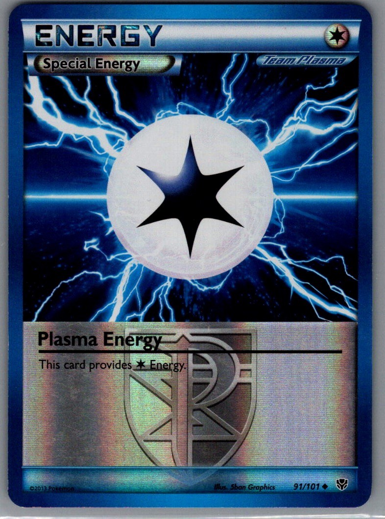 Plasma Energy (Team Plasma) Reverse Holo Uncommon Plasma Blast 91/101 NM