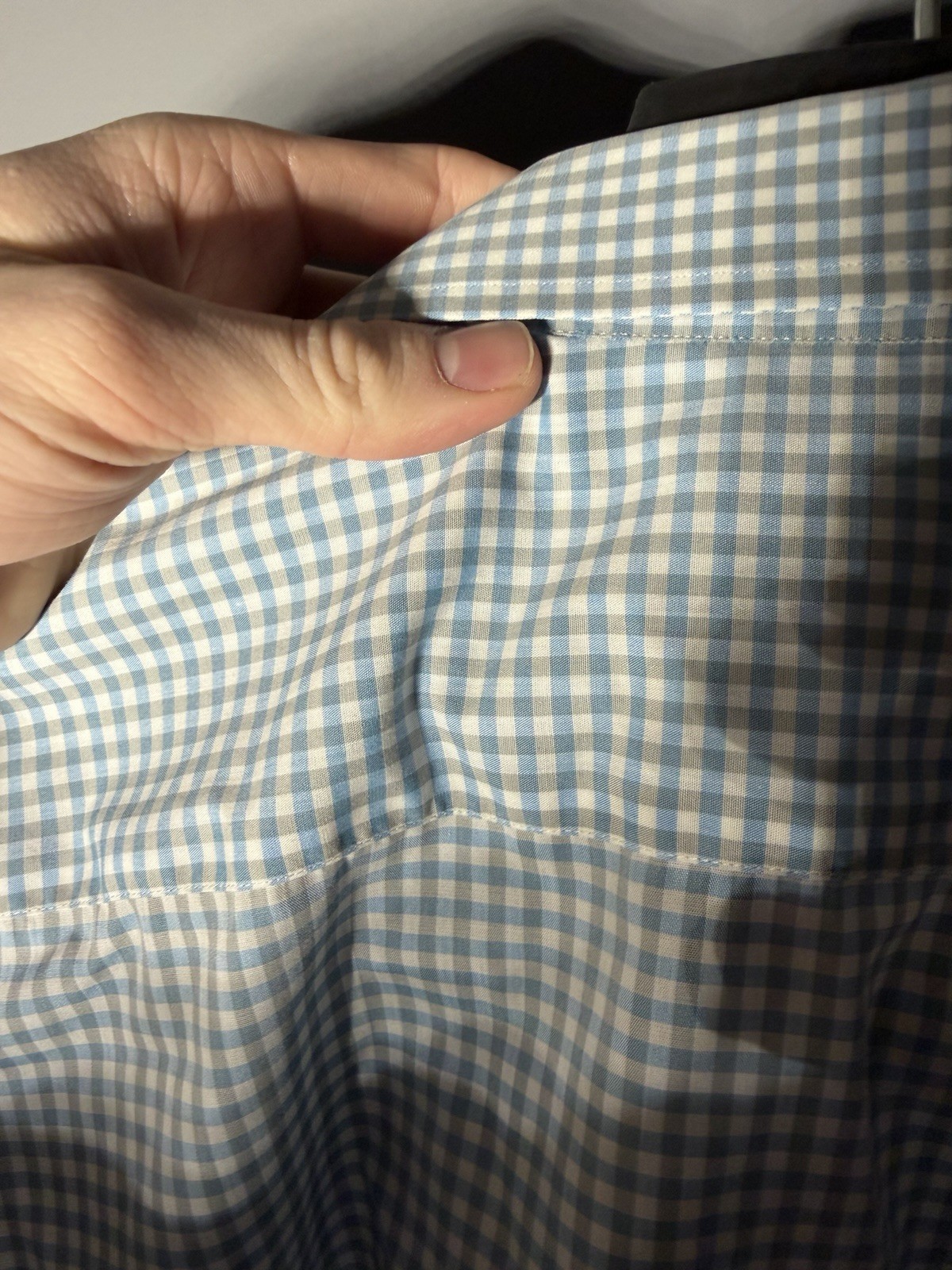Canali Impeccabile Gingham Patterned Button Down … - image 7