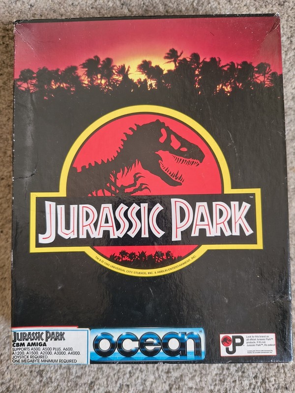 Jurassic Park Amiga Box Version Complete Set