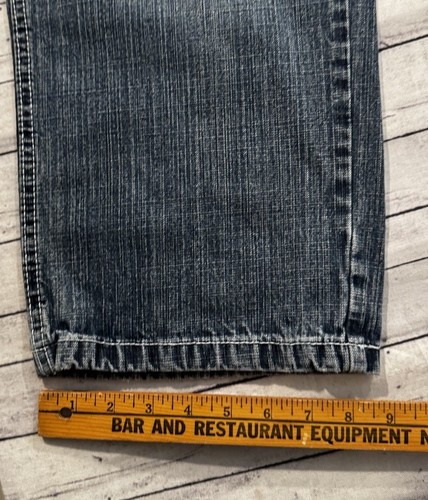 VTG Southpole Mens Baggy Denim Jean Sz 32 Blue Wide Leg Green Tag Skater Hip Hop - Picture 10 of 20