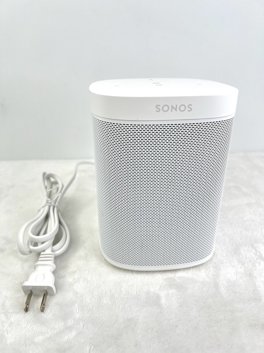 Sonos One (Gen 2) White Wi-Fi Smart Speaker Tested and Sounds