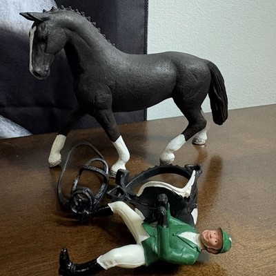 Schleich Hanoverian Mare Dressage Set With Tack And Rider
