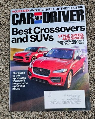 Car and Driver - November 2016 - Vol.62 #5 - Porsche Macan GTS vs Jaguar F-Pace