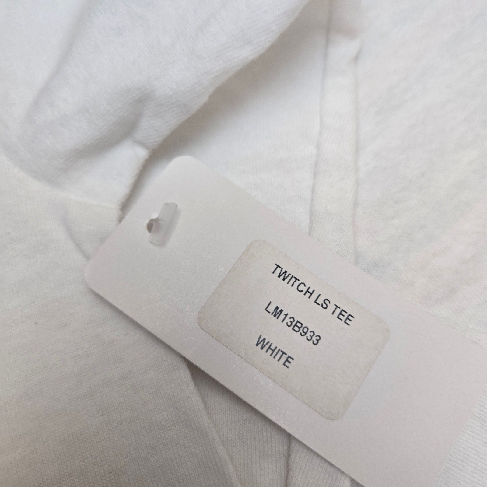 T shirt Fila manica lunga maglietta logo grafico bianca uomo taglia M nuova con etichetta