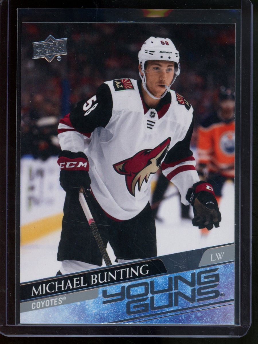 2020-21 Upper Deck Michael Bunting Young Guns #727 RC
