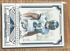 2025 Panini National Treasures Brian Dawkins #82 Purple 07/75