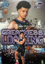 2025-26 Bowman Greatness Loading Walter Clayton Jr. RC Utah Jazz #GL-18