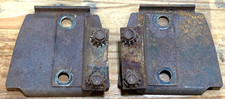 1955 1956 Gmc Truck Front Grille Bar Brackets Under Bullets Original