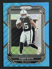 Zamir White 2022 Panini Prizm Football Blue Wave Prizm RC /199 #323
