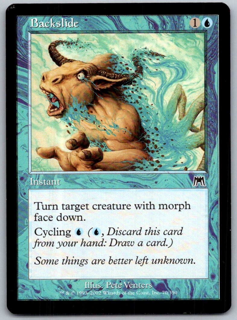 Backslide 70 Common Onslaught Magic: The Gathering Lightly Played
