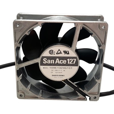 109E1324G101 Sanyo Denki Metalllüfter 24Vdc/1,1A 127x127x38mm